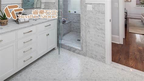 White Marble Mosaic Floor Tiles