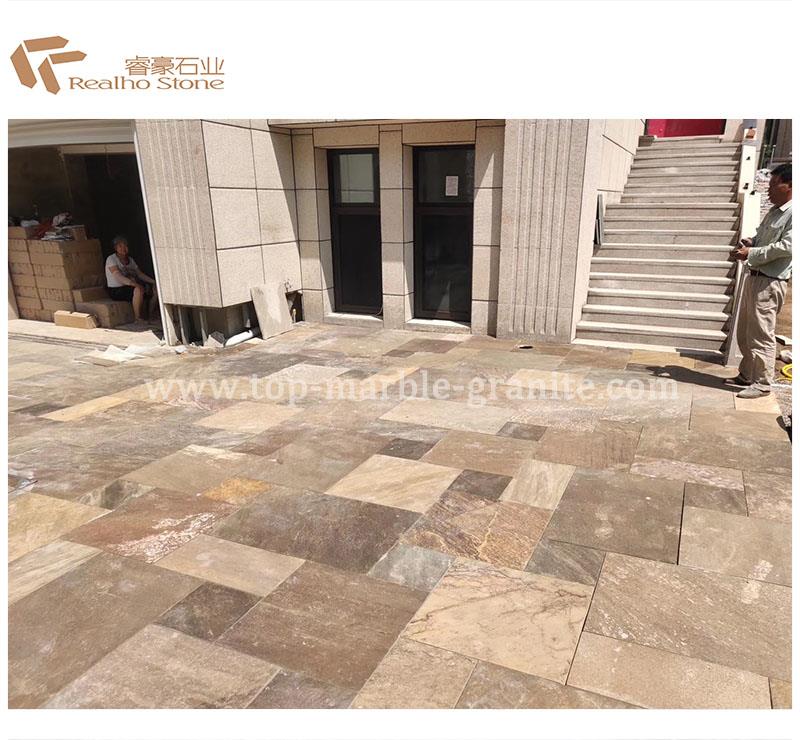 Yellow Sandstone Flooring Tiles
