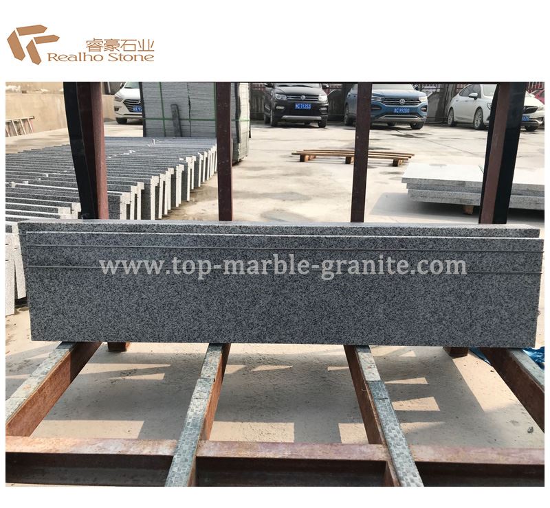 grey granite stair step