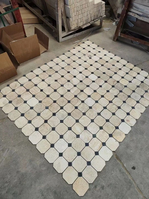 travertine tile mosaic medallion travertine tile mosaic medallion