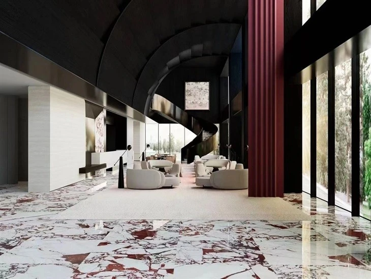 calacatta floor tile