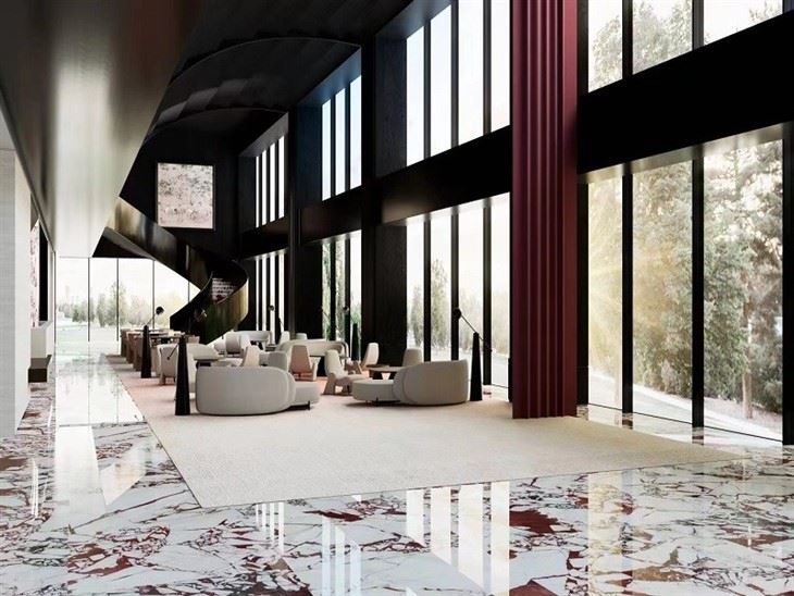calacatta marble floor