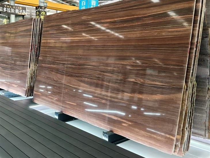 red marble slab