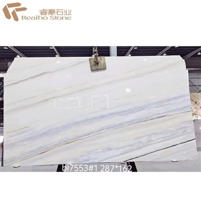 Tấm đá cẩm thạch bằng đá cẩm thạch trắng Lhasa cho Tường gạch Tầng trên cùng