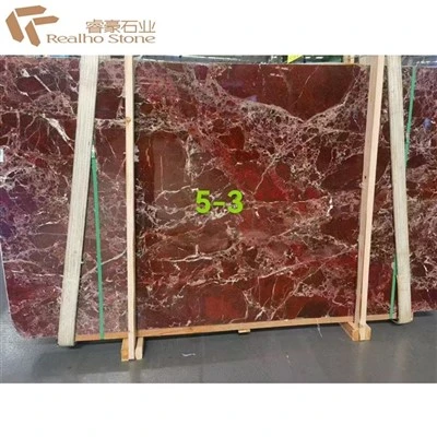 Đá cẩm thạch Rosso Levanto --- Tấm đá cẩm thạch đỏ cho Tường gạch Tầng trên cùng của Đảo Đảo