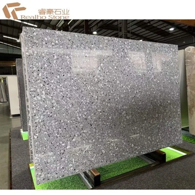 Vô cơ Terrazzo Mờ Hoàn thiện Gạch 600x600mm