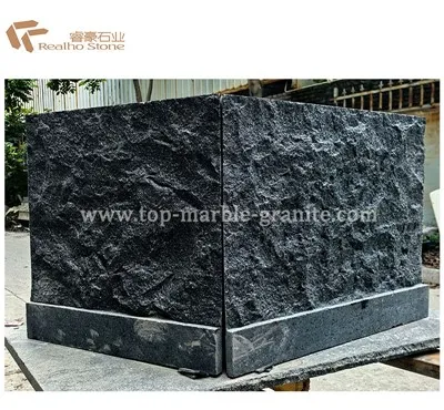 Tấm ốp tường bằng đá granite đen tự nhiên cho nền tường