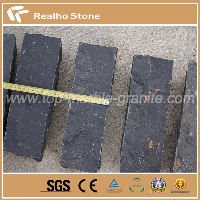 Mặt chia đá tự nhiên Zhangpu Đá hoa cương đen lát đá khối