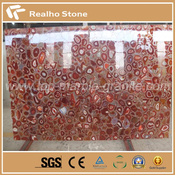 Tấm đá Agate tự nhiên Backlit