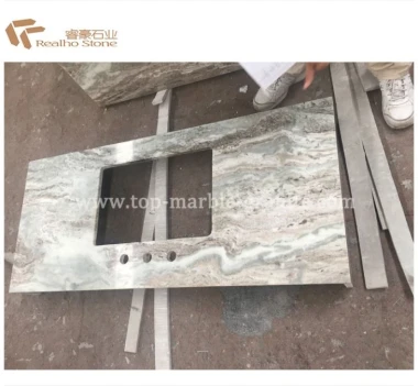 Tưởng tượng bằng đá cẩm thạch nâu nhiều lớp