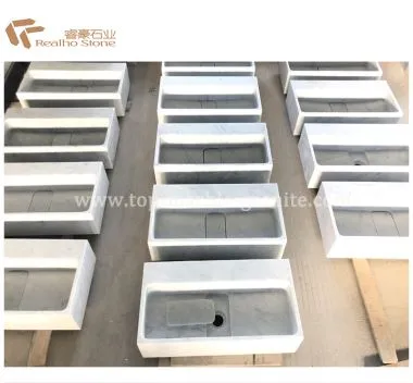 Chậu rửa bằng đá cẩm thạch trắng