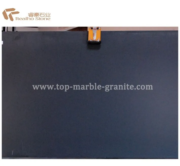 black granite slab