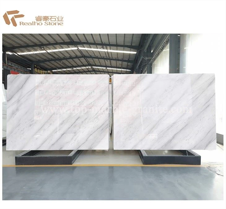 Guangxi White Marble Slab And Bookmatch