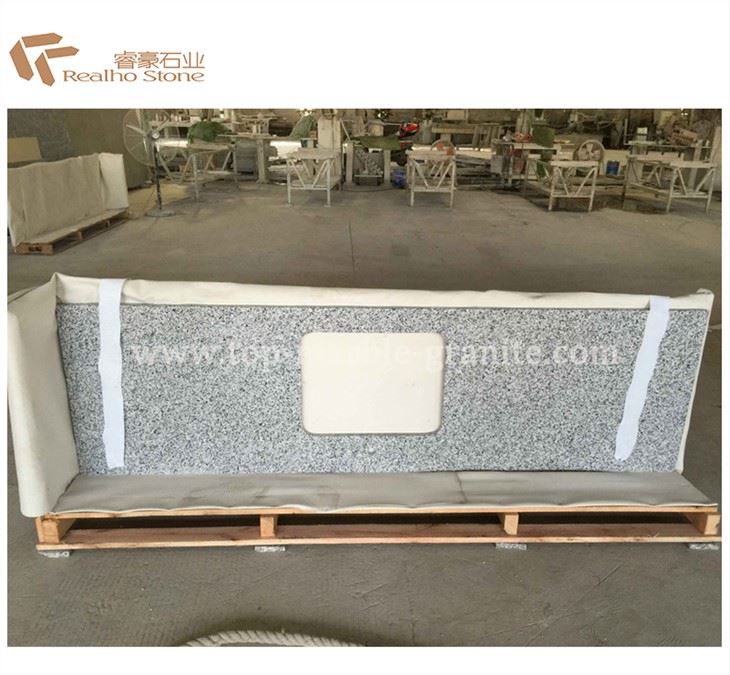 Đá granite trắng xám G640 cho nhà bếp/phòng tắm/bàn trang điểm/mặt bàn
