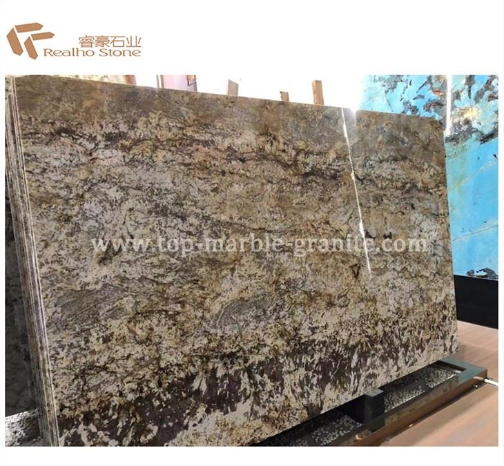 Tấm Granite Golden Storm cho mặt bàn và gạch lát sàn tường