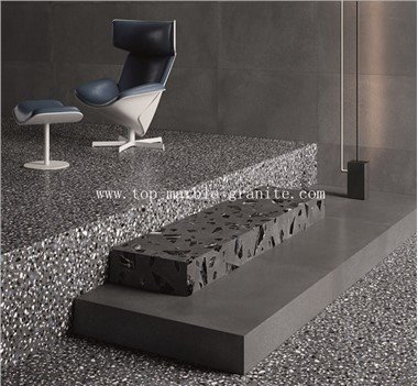 Terrazzo xám đậm